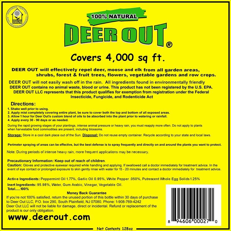 Deer Out 4 Gallons of Ready-to-Use - Deer Repellent - Image 2