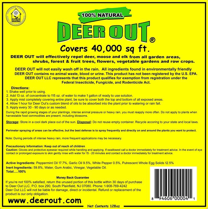 Deer Out 1 Gallon Concentrate - Deer Repellent - Image 2